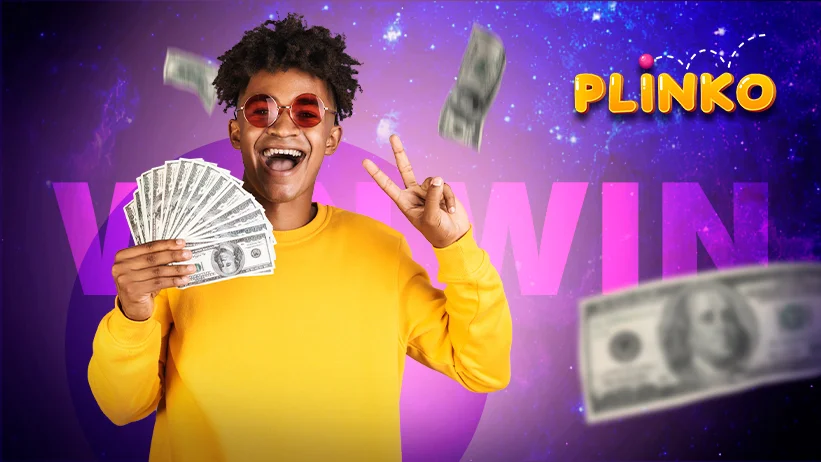 Plinko winning at an online casino