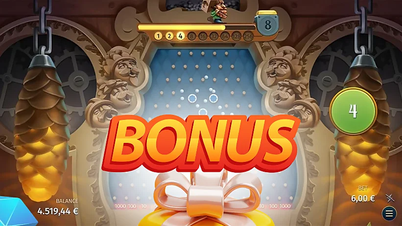 Pine of Plinko bonus
